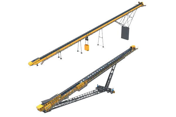 Fixed Radial Conveyor Lineup - AMPCO Minerals